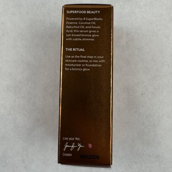 Yensa Super Serum Silk Bronzing Drops 8 SuperBlacks Essence 1 Fl Oz / 30 mL NEW - Picture 3 of 8